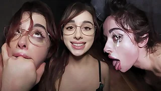 Conceded To Cum - Well-endowed Whore Licks Burnish apply Floor