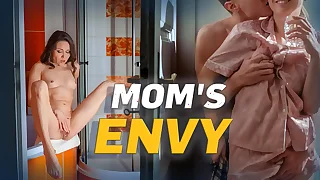 MOMMY4K&period; I got SO WET coupled with HORNY when she brought her BF to dramatize expunge house